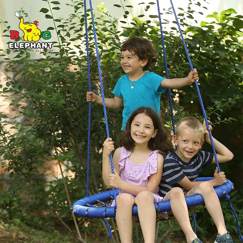 Tree Swing for Kids and Adults with Durable Steel Frame and 2 Hanging Straps