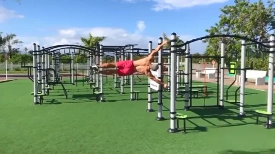 TUV Entrenamiento de fuerza corporal total Máquina de gimnasio Artículos deportivos Estación de entrenamiento en la calle Gimnasio en casa Monkey Bar Equipo de ejercicios al aire libre multicomercial