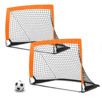 Mini Pop-up Plegable Portátil Fútbol Porterías de fútbol Doble portería