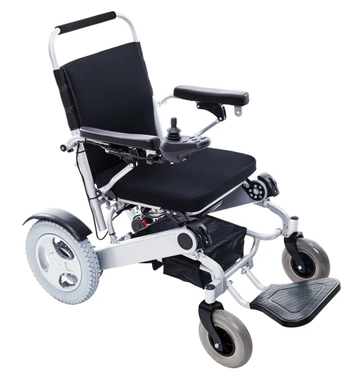 Silla de ruedas eléctrica Silla de ruedas plegable y ligera Productos para el cuidado de ancianos portátiles Rolstoel Fauteuil Roulant